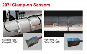 InnovaSonic 207i clamp on sensors by Sierra Instruments